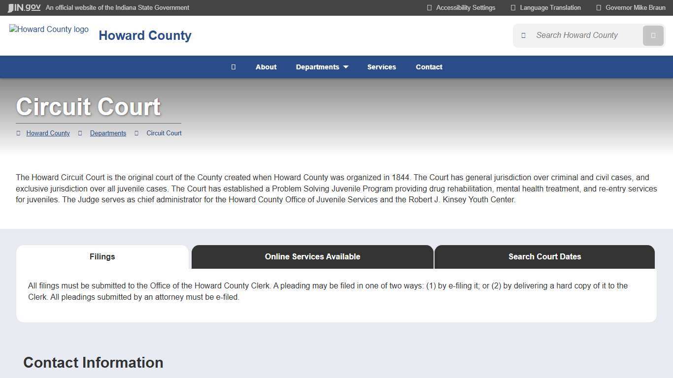 Howard County: Circuit Court